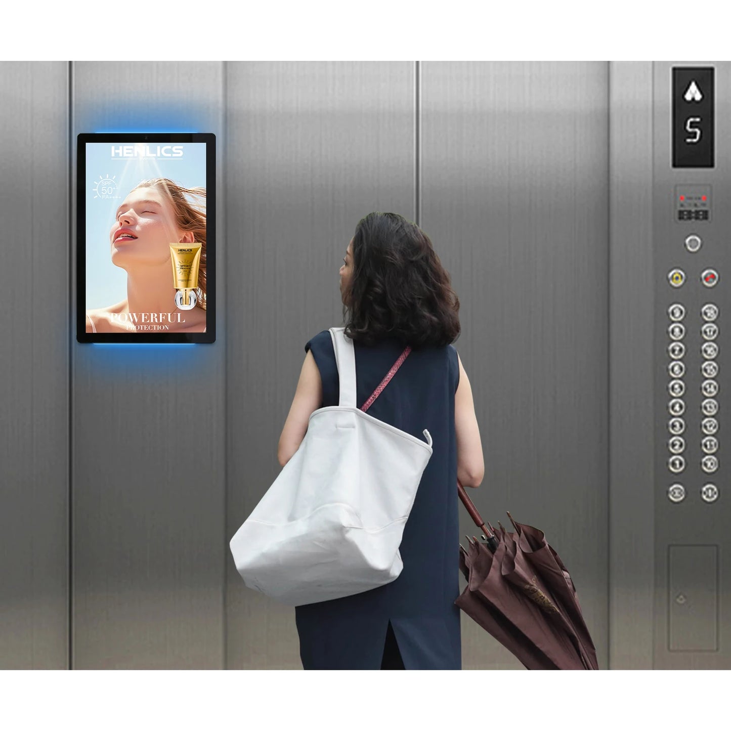 10.1 inch Smart Home Panel Embedded Android POE Tablet with LED Lights in Wall Camera RS485 Touch Screen Panel Google Play Store